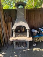 Stenen bbq | Barbeque, Tuin en Terras, Houtskoolbarbecues, Ophalen of Verzenden, Gebruikt