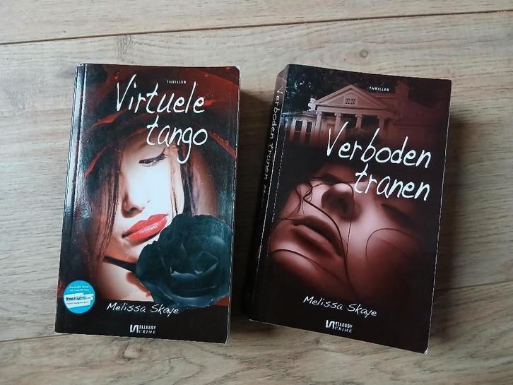 MELISSA SKAYE boeken uit de VT reeks (3x), Boeken, Thrillers, Gelezen, Nederland, Ophalen of Verzenden