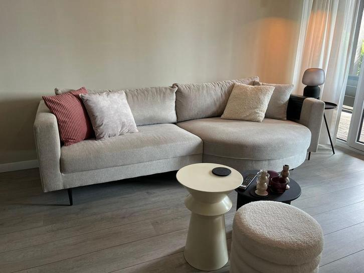Moderne (Hoek) bank - Perfecte Staat, Huis en Inrichting, Banken | Bankstellen, Zo goed als nieuw, Vierpersoons of meer, 75 tot 100 cm