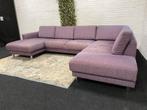 Hoekbank U bank paars - Gereinigd - Gratis Levering, 250 tot 300 cm, Gebruikt, Hoekbank, Ophalen of Verzenden