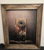 Houten lijst met afbeelding, Ophalen, Sfeervol by Claudia, Dalfsen, Info@sfeervolbyclaudia.nl