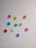 Polymeer Smiley diverse kleuren 10 stuks, Kraal, Zo goed als nieuw, Verzenden