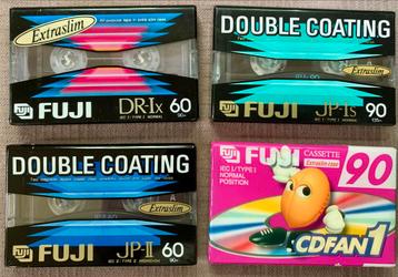 4x NOS FUJI DR-Ix JP-Is CDFAN1 & JP-II cassettebandjes NIEUW beschikbaar voor biedingen