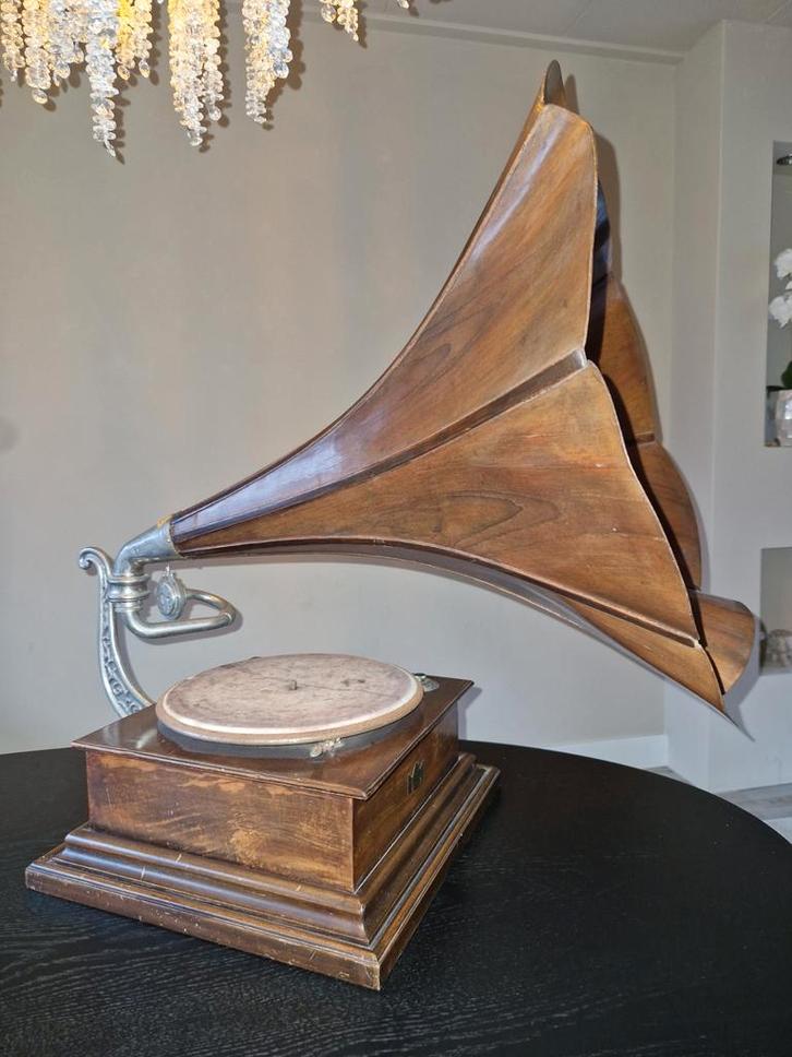 Antieke Edison Bell Grammofoon uit 1907, Antiek en Kunst, Antiek | Tv's en Audio, Ophalen