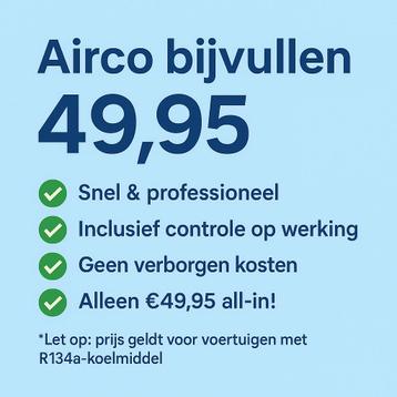 Actie!!! : Airco vullen € 49.95 beschikbaar voor biedingen