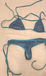 Wicked Weasel Blauwe Bikini met print maat M nieuw, Kleding | Dames, Badmode en Zwemkleding, Verzenden, Zo goed als nieuw, Blauw