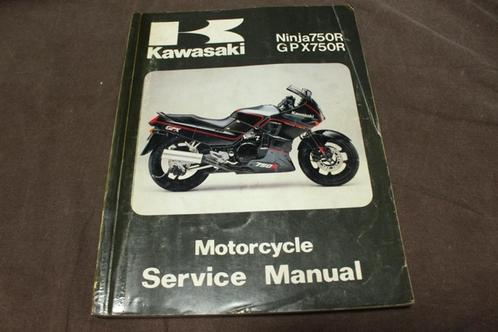 Kawasaki Ninja 750R GPX750 R 1987 motorcycle service manual, Motoren, Handleidingen en Instructieboekjes, Kawasaki, Ophalen of Verzenden