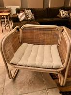 Loods 5 Webbing Stoel - Bohemian/Ibiza Stijl, Huis en Inrichting, Stoelen, Ophalen, Bruin, Riet of Rotan, Bohemian, Ibiza
