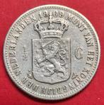 Halve gulden 1909. Fr/Zfr., ½ gulden, Zilver, Ophalen of Verzenden, Koningin Wilhelmina