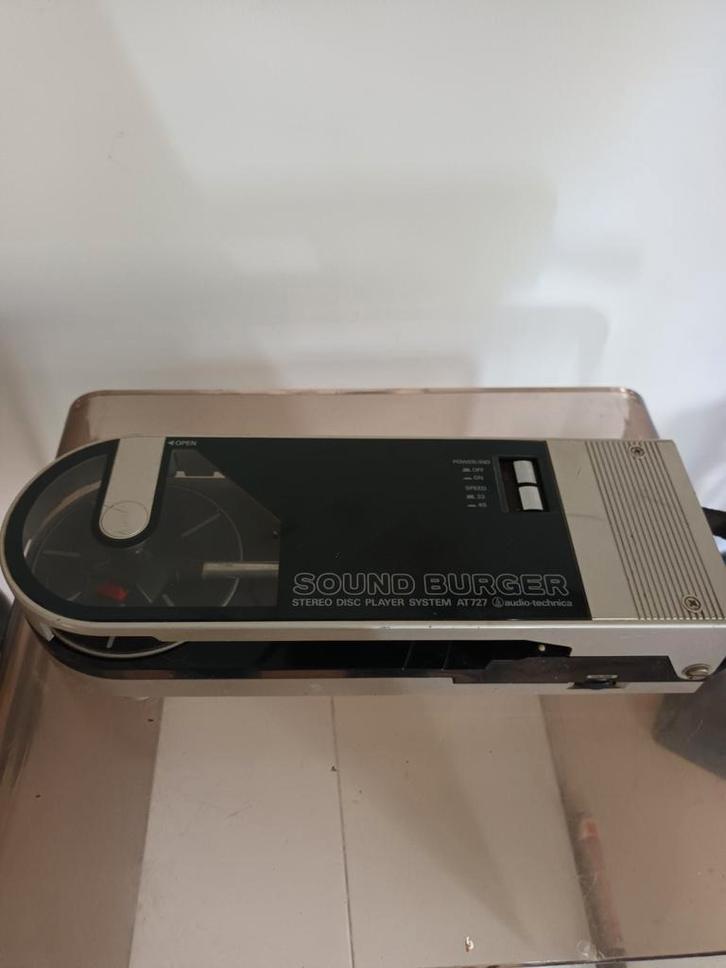 Audio Technica Sound Burger - Draagbare Platenspeler, Audio, Tv en Foto, Platenspelers, Gebruikt, Platenspeler, Overige merken
