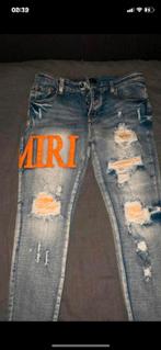 Amiri broek, Kleding | Heren, Ophalen of Verzenden, Zo goed als nieuw, Blauw, W33 - W34 (confectie 48/50)