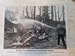 PK foto luchtoorlog - abgeschossene amerikanische Bomber, Verzamelen, Militaria | Tweede Wereldoorlog, Ophalen of Verzenden, Nederland