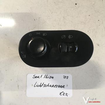 Seat Ibiza 1.4 2003 Lichtschakelaar  beschikbaar voor biedingen