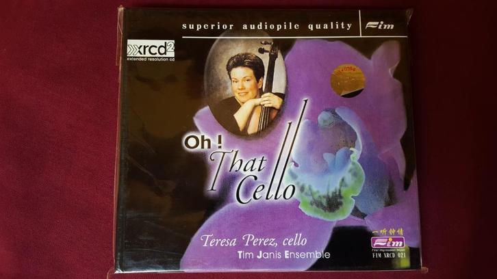Teresa Perez: Oh! That Cello - XRCD, Cd's en Dvd's, Cd's | Klassiek, Zo goed als nieuw, Kamermuziek, Modernisme tot heden, Ophalen of Verzenden