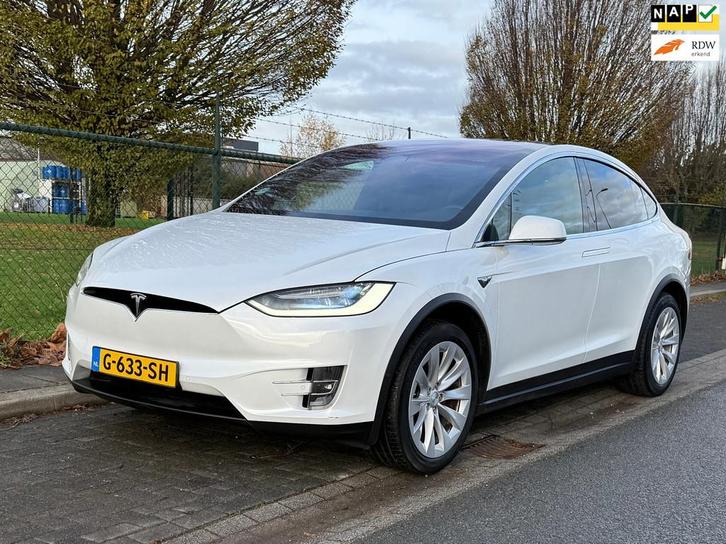 Tesla Model X Long Range SoH 92%, Auto's, Tesla, Bedrijf, Te koop, Model X, 360° camera, 4x4, ABS, Achteruitrijcamera, Airbags