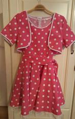 Polka dot jurkje met bolero, Kleding | Dames, Ophalen of Verzenden, Zo goed als nieuw, Maat 34 (XS) of kleiner, Carnaval