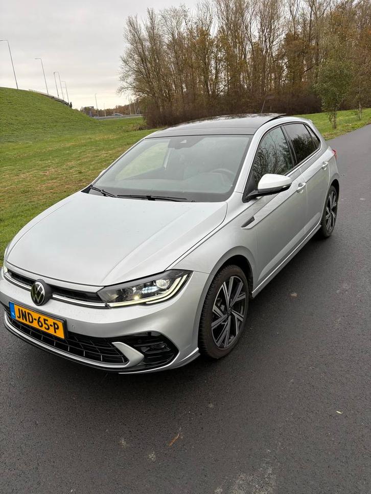 Volkswagen Polo 1.0 R line TSI 95pk Dsg-7 2024 Grijs, Auto's, Volkswagen, Particulier, Polo, ABS, Achteruitrijcamera, Adaptieve lichten