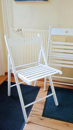 Klapstoel Ikea frösvi, Huis en Inrichting, Ophalen, Twee, Wit, Zo goed als nieuw