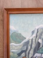 Schilderij olieverf op board Pyreneeën Johannes Landman, Ophalen