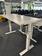 bureau zit/sta wit blad 160x80c onderstel 160x80cm  16x, Ophalen of Verzenden, Gebruikt, Bureau