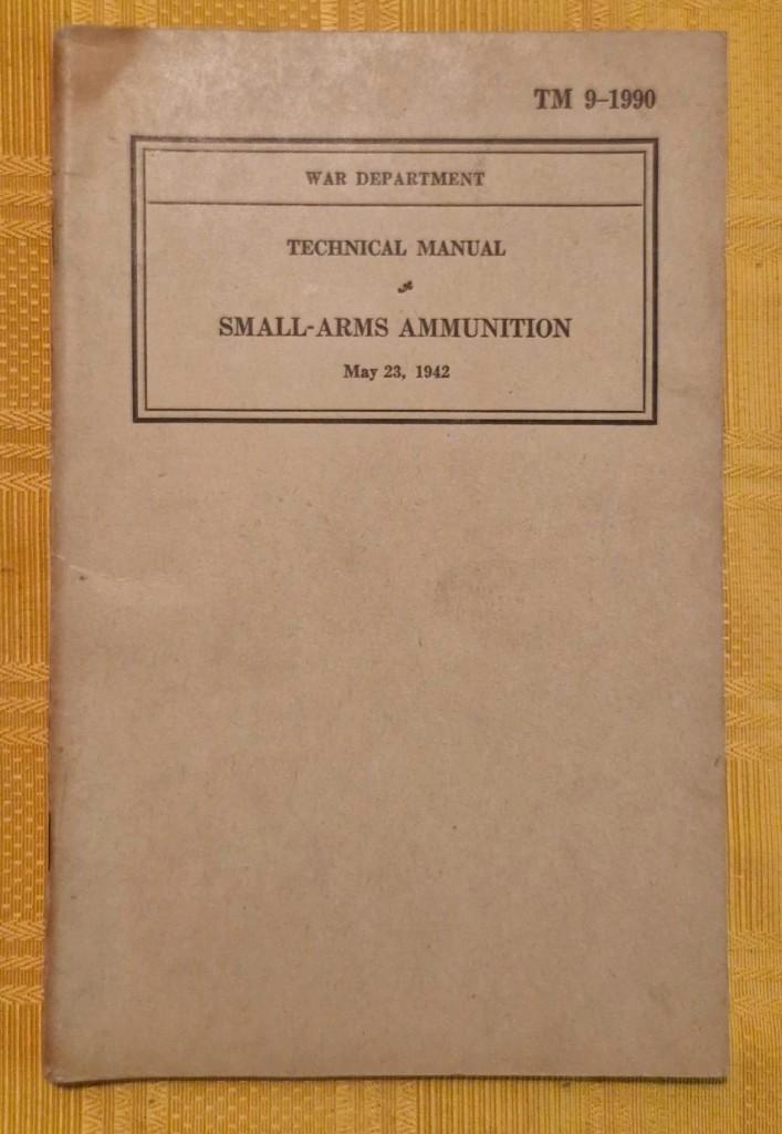 US TM technical Manual small arms ammunition munitie 1942, Boeken, Oorlog en Militair, Gelezen, Algemeen, Tweede Wereldoorlog