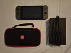 Nintendo switch + case + 15 spellen, Spelcomputers en Games, Gebruikt, Met 2 controllers, Ophalen of Verzenden, Switch Original