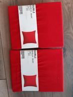 Ikea kussensloopjes ROOD - 2 stuks - Gurli, Ophalen of Verzenden, Zo goed als nieuw, Rood, Vierkant