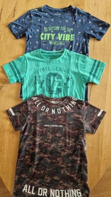 3 t-shirts jongen, 164-170, 1 Nieuw, 2 ZGAN, oa van WE beschikbaar voor biedingen