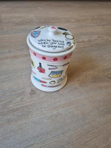 Blond amsterdam bewaar pot make up sieraden beschikbaar voor biedingen