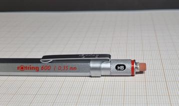 rOtring 600 0.35mm vulpotlood zilver beschikbaar voor biedingen