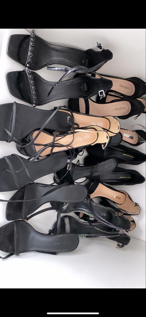 Diverse hakken en slippers - Mix & Match!, Kleding | Dames, Schoenen, Gedragen, Pumps, Zwart, Ophalen