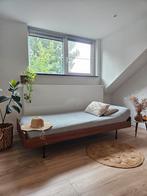 Vintage Daybed Jaren '60 Teak, Ophalen, Gebruikt, Eenpersoons, Bruin