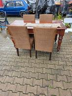 Vier super mooie Loom stoelen, Huis en Inrichting, Stoelen, Ophalen, Zo goed als nieuw