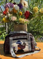 Schoudertas - vintage - stof - gekocht in Peru, Sieraden, Tassen en Uiterlijk, Tassen | Schoudertassen, Ophalen of Verzenden, Zo goed als nieuw