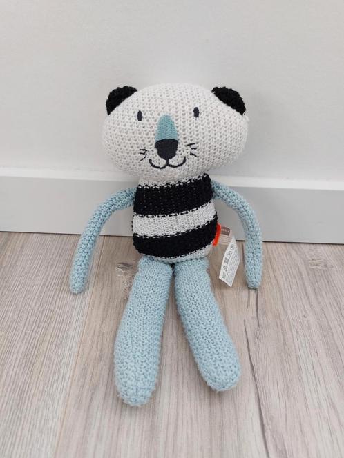 Knuffel Hema beer poes gehaakt K8823, Kinderen en Baby's, Speelgoed | Knuffels en Pluche, Zo goed als nieuw, Beer, Ophalen of Verzenden