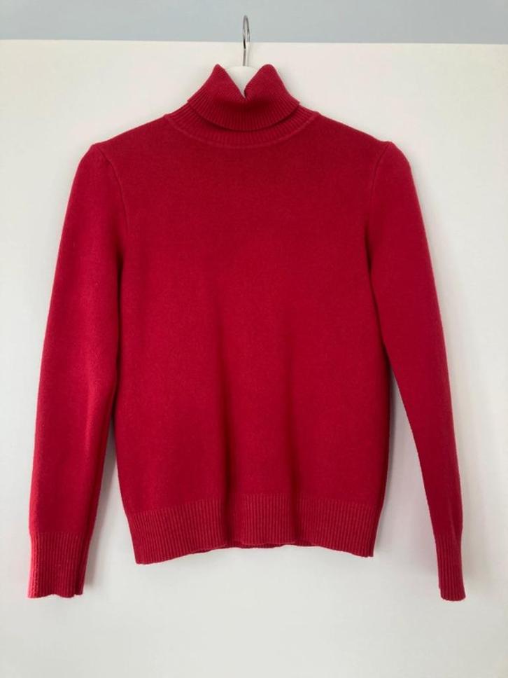 Warme rode coltrui, maat XS/S, Kleding | Dames, Truien en Vesten, Nieuw, Maat 34 (XS) of kleiner, Rood, Ophalen of Verzenden