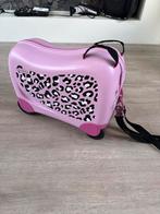 Roze Samsonite Kinderkoffer - Dierprint, Ophalen of Verzenden, Zo goed als nieuw, Kinderwagen, Overige merken