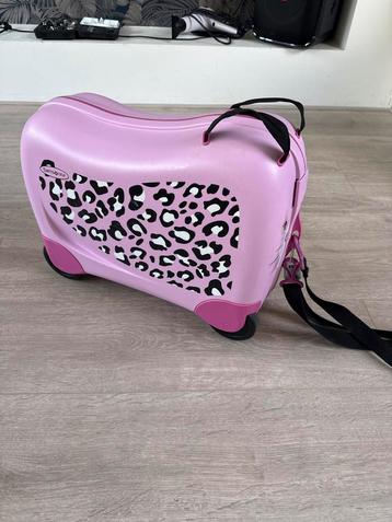 Roze Samsonite Kinderkoffer - Dierprint beschikbaar voor biedingen