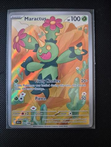 093 Maractus Black Bolt Pokemon TCG beschikbaar voor biedingen