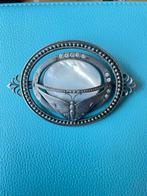 Langani Vintage vlinder broche met strass en parelmoer, 4 tot 7 cm, Gebruikt, Ophalen of Verzenden, Met edelsteen