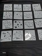 Sjablonen sterrenbeelden maan en zon, Hobby en Vrije tijd, Ophalen of Verzenden, Zo goed als nieuw, Gereedschap of Toebehoren