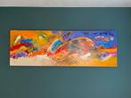 William Malucu 180 x 60 cm, Antiek en Kunst, Kunst | Schilderijen | Abstract, Ophalen