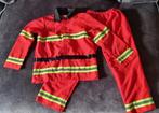 CARNAVAL VERKLEEDSET BRANDWEERMAN 5/6 JAAR, Ophalen of Verzenden, Zo goed als nieuw, Jongen of Meisje