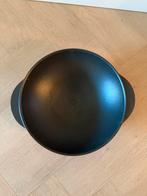 Gietijzeren Wokpan in Goede Staat 33cm, Huis en Inrichting, Keuken | Potten en Pannen, Ophalen of Verzenden, Gebruikt, Gietijzer