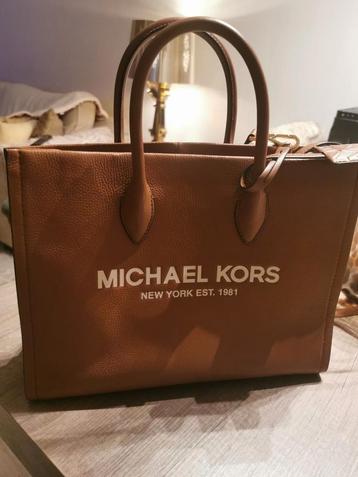 Michael Kors lederen tas Camel kleur beschikbaar voor biedingen