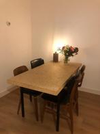 Prachtige kurken tafel/bureau, Huis en Inrichting, 50 tot 100 cm, 100 tot 150 cm, Rechthoekig, Vier personen