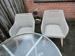 Wicker Tuinset met 2 Stoelen, Zo goed als nieuw, Wicker, Tuinset, Eettafel