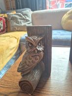 Luxe Uilen Beeldjes van Zwaar Hout, Ophalen, Gebruikt