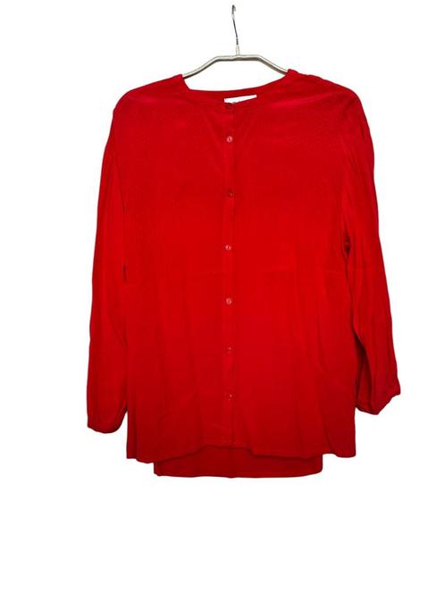 Modström Blouse Maat L Rood Basic Olympus Shirt, Kleding | Dames, Blouses en Tunieken, Gedragen, Maat 42/44 (L), Rood, Ophalen of Verzenden