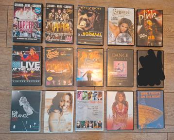 14x Muziek DVD beschikbaar voor biedingen